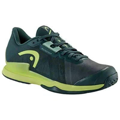Image of HEAD Men&#039;s Sprint Pro 3.5 Tennis Shoe, Forest Green, Light 45 EU