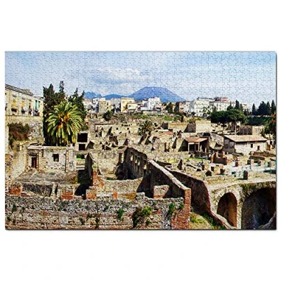 Image of Herculaneum Italy Jigsaw Puzzle for Adults 1000 Piece Wooden Travel Gift Souvenir