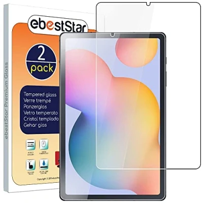 Image of ebestStar for Samsung Galaxy Tab S6 Lite 10.4 Screen Protector x2 P610, P615 (2022, 2020), Tempered Glass Protection, Premium Ultra Clear Transparent