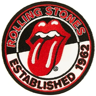 Image of Rockoff Trade RSPAT03 The Rolling Stones Standard Patch: Est. 1962 (Iron On)