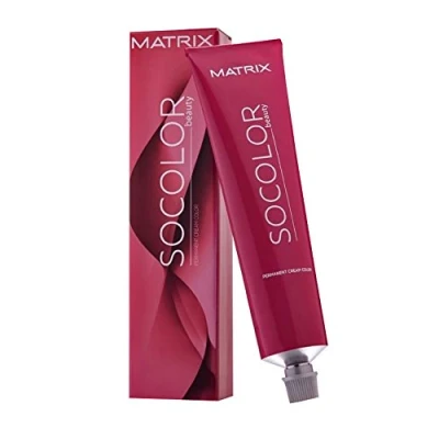 Image of Matrix Socolor Beauty Permanent Hair Colour 90ml 6AM Dark Blonde Ash Mocha