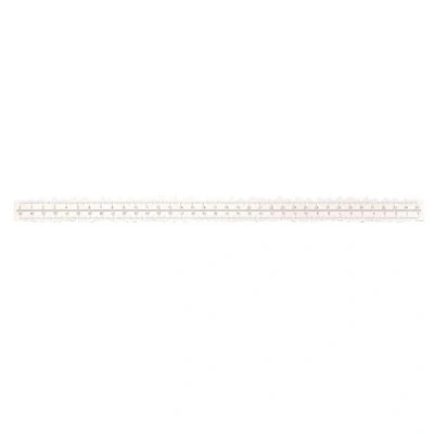 Image of Vaessen Creative Paper Tearing Ruler, 35 cm, Aluminium, Ideal for Scrapbooking, Silver