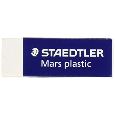 Image of Staedtler Mars Latex Free Eraser, White, 1 Pack (STD52650)