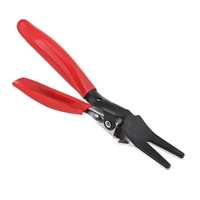 Image of Car Hose Removal Plier Tool Auto Fuel and Vacuum Line Tube Remover Separator Pliers Pipe Repairing Tool, clamp