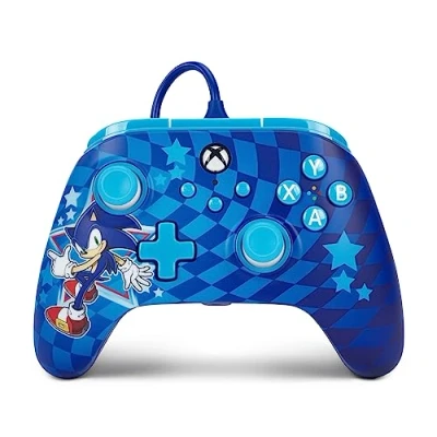 Image of PowerA Advantage Wired Controller for Xbox Series XS Sonic Style, Gamepad, Video Game Controller, Gaming USB C, works with One and Windows 10/11, Officially Licensed
