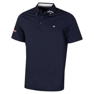Image of Callaway Golf Mens Chev Odyssey Polo Shirt Peacoat XL
