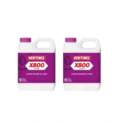 Image of 2 x Sentinel X800 Rapid Cleaner for Older Central Heating Systems 1L