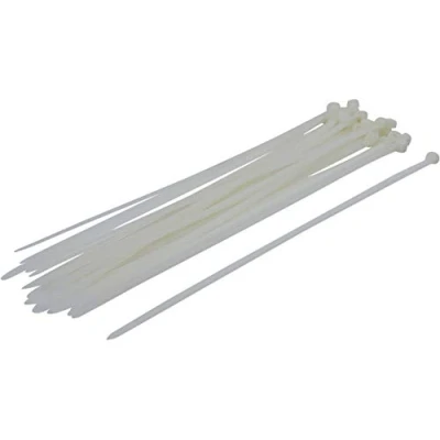 Image of BGS Diy 80774 Cable Tie Assortment white 8.0 x 400 mm 30 pcs.