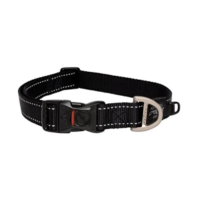 Image of Rogz Lumberjack Collar Reflective, Black