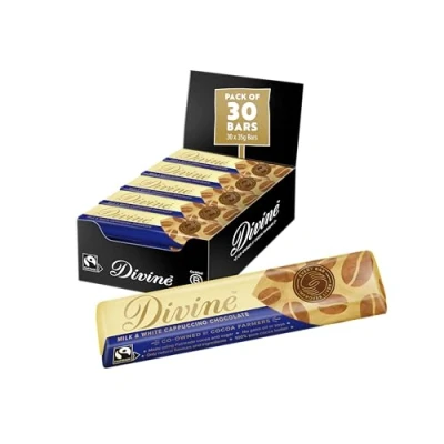Image of Divine Chocolate Milk &amp; White Cappucino 35g(Pack of 30)