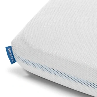 Image of AEROSLEEP Fitted sheet Guarantees maximum air permeability Machine washable at 60C 140 x 70cm White
