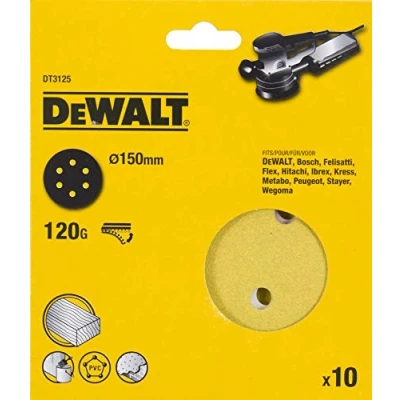 Image of Dewalt DT3125 QZ Discos para lijadoras rotorbitales de 150 mm