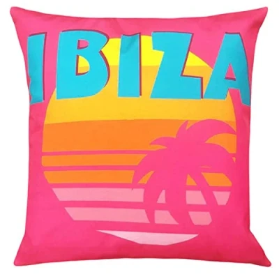 Image of furn. Ibiza Outdoor Cushion Cover, Polyester, Multi,43 x 43cm