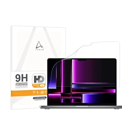 Image of ARMOR Flexible Glass Screen Protector for MacBook Pro (for 14&quot; / 16&quot;), 9H with HD (MacBook 14&quot;)
