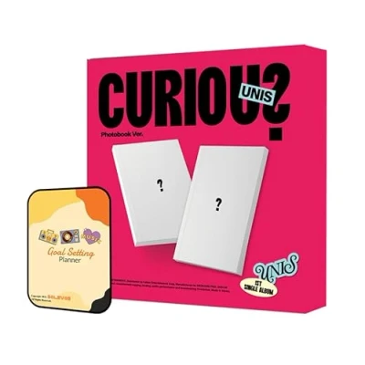 Image of UNIS Album CURIOUS GLOW Z ver. (Photobook ver.)+Pre Order Benefits+BolsVos Exclusive K POP Giveaways Package