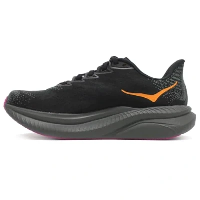 Image of HOKA MACH 6 Neutral running shoes, Women&#039;s, Size: 5.5, Black/fuchsia Textile/synthetics