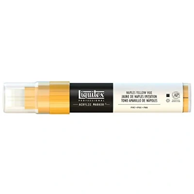 Image of Liquitex Professional Paint Marker with 8 15 mm Wide Nib Naples Yellow Hue
