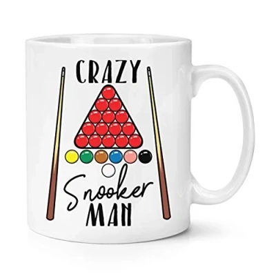 Image of Crazy Snooker Man 10oz Mug Cup