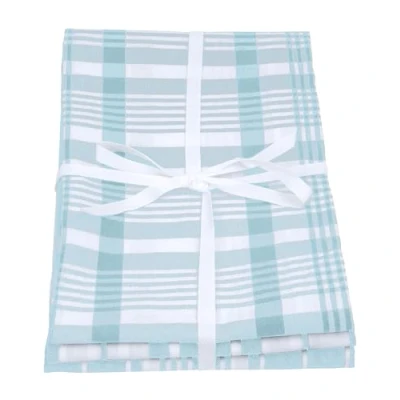Image of Love Colour Set Of 3 Extra Large Tea Towels Duck Egg, Blue