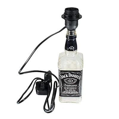 Image of ES E27 Edison Screw Lampholder Bottle Adaptor with Lead and UK Plugtop NOT Included (White)