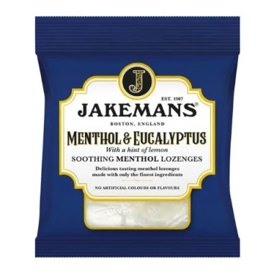 Image of Jakemans Menthol &amp; Eucalyptus Soothing Lozenges 73g