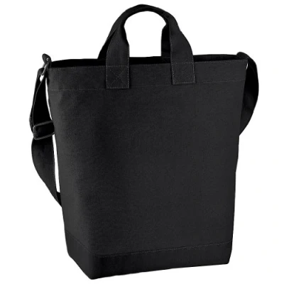 Image of BagBase BG673BLAC Canvas Day Bag Black Bg673 Black, M