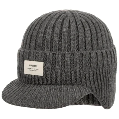 Image of Barts Chert Kids Beanie Hat Winter (One Size Grey)