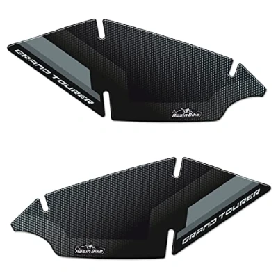 Image of Resin Bike Motorcycle 3D Stickers Compatible with Kawasaki Versys 1000 S Grand Tourer 2020. Mirrors Protection from Bumps and Scratches. Pair of Gadget Moto
