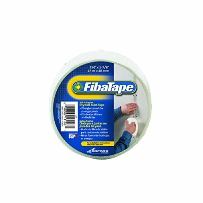 Image of Saint Gobain ADFORS FDW8660 U FDW6707 FibaTape Drywall Joint Tape, White, 150 Feet