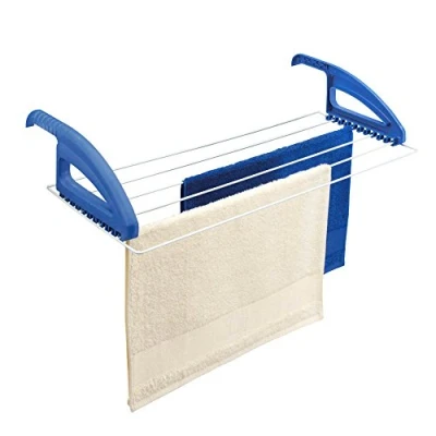 Image of Metaltex Tec Collection Click Radiator Laundry Drier/Dryer/Airer with Adjustable Siders, Length 3m