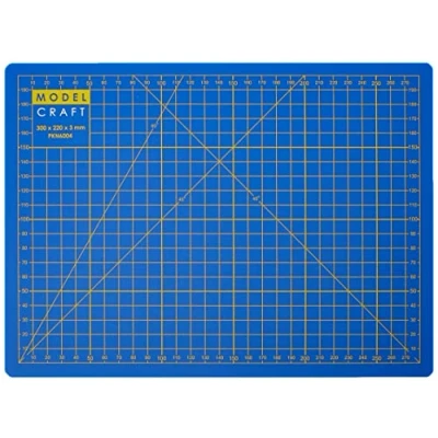 Image of Modelcraft A4 Self Heal Cutting Mat, Blue, PKN6004