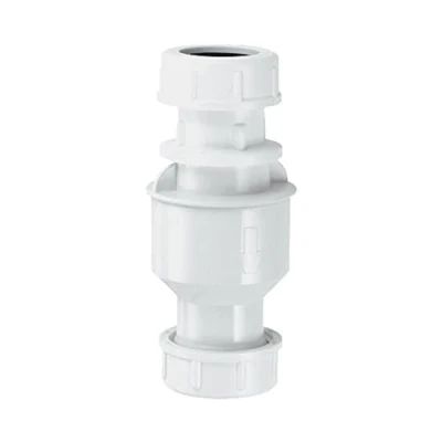 Image of McAlpine CONVALVE in Line Vertical Non Return Valve, White