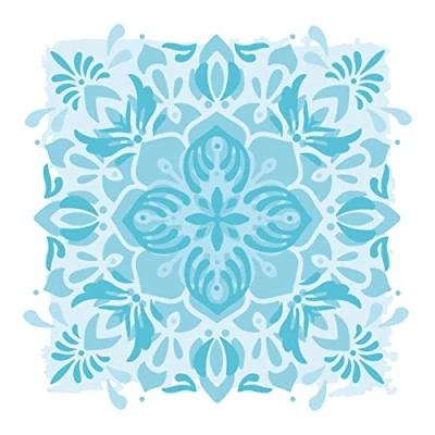 Image of Sizzix Layered Stencils 4PK Mosaic Flowers by Jessica Scott, One Size