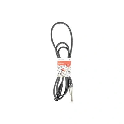Image of 1.5m Male 3 Pin XLR to 6.35mm 1/4&quot; Mono Jack Audio Patch Cable