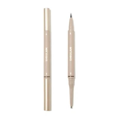Image of SHEGLAM Dual Sided Eyebrow Pencils Cream Waterproof Long Lasting Eye brow Pen Makeup Taupe