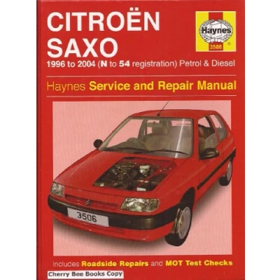 Image of Citroen Saxo Petrol and Diesel Service Repair Manual: 1996 to 2004 (Haynes Manuals)