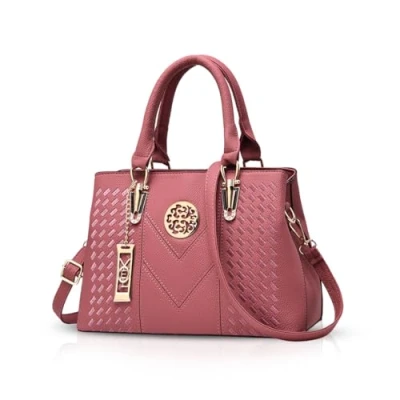 Image of NICOLE&amp;DORIS Women Handbags Fashion Top Handles Bags Elegant Shoulder for Classic Shopper Ladies Crossbody Bag Rose