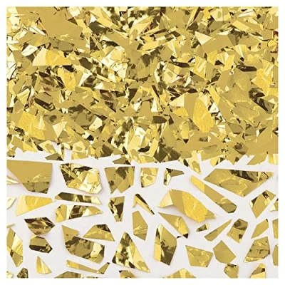 Image of Amscan 369002 19 Cnf 15 Gld Sprkle Fl Shred
