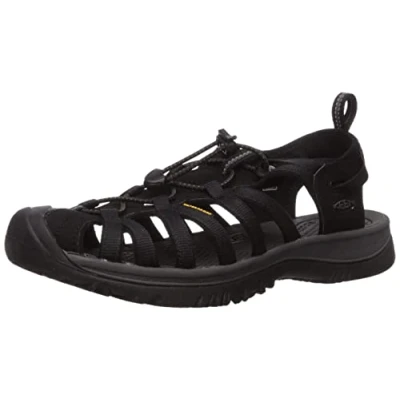 Image of KEEN Women&#039;s Whisper Sandal, Black Magnet, 7 UK