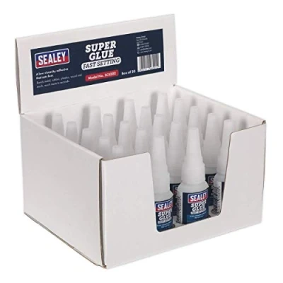 Image of Sealey Super Glue Fast Setting 20g Pack of 20