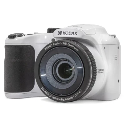 Image of KODAK PIXPRO Astro Zoom AZ255 WH 16MP Digital Camera with 25X Optical 24mm Wide Angle 1080P Full HD Video and 3&quot; LCD (White)