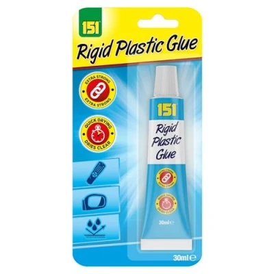 Image of 151 1511168 Rigid Plastic Glue, Clear