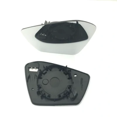 Image of Clip on Heated Base Convex Wing Mirror Glass fits Skoda KAMIQ 2020 ONWARD Left Passenger Side