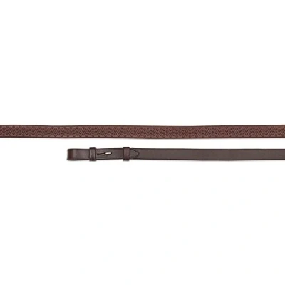Image of Shires Aviemore Soft Rubber Grip Reins 48&quot; &amp; 54&quot; Havana 54&#039;&#039; x 5/8&#039;&#039;