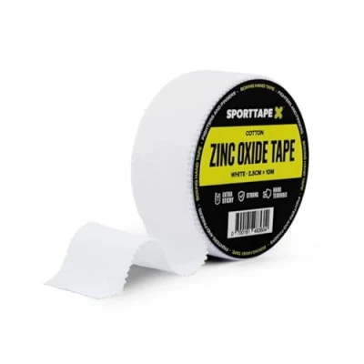 Image of SPORTTAPE Zinc Oxide Tape 2.5cm x 10m Wrist &amp; Finger Boxing Tape, Hand Wrap Sports Strapping Athletic for Rugby, Football, Rowing, Volleyball Golf Single Roll