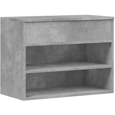 Image of Schuhbank Betongrau 60x30x45 cm Spanplatte