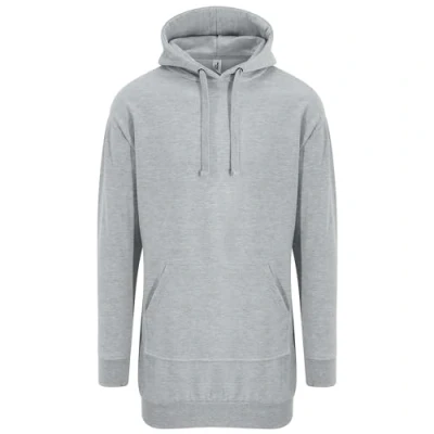 Image of AWDis Just Hoods JH015 Hoodie Dress Heather Grey L