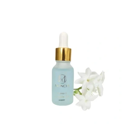 Image of MONCHI Nail Cuticle Oil 15ml with Organic Vitamin E &amp; B, for Nails, Jojoba Oil,Nail Soothe Moisturise Dropper Design Dry Rough Care Repair (Jasmine)