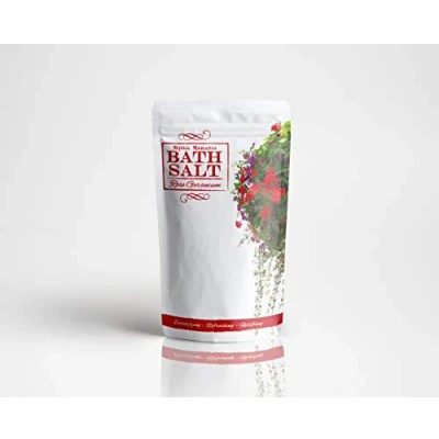 Image of Mystic Moments Rose Geranium Bath Salts 500g Natural Soak for Muscle, Perfect Skin, Face &amp; Body 100% Vegan GMO Free