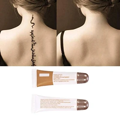 Image of Tattoo Aftercare Cream, Recovery Vitamin A &amp; D Ointment 10pcs Repairing Ointment, Permanent Makeup Gel, Anti Scar Accessories